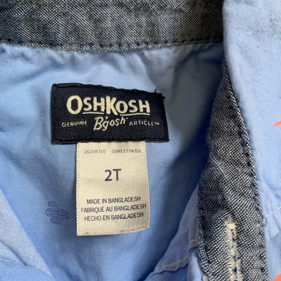 Oshkosh B’gosh 2T button up shirt - Picture 2 of 4